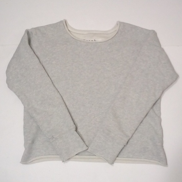 Frank & Eileen Tops - Frank & Eileen James Cropped Boyfriend Sweatshirt